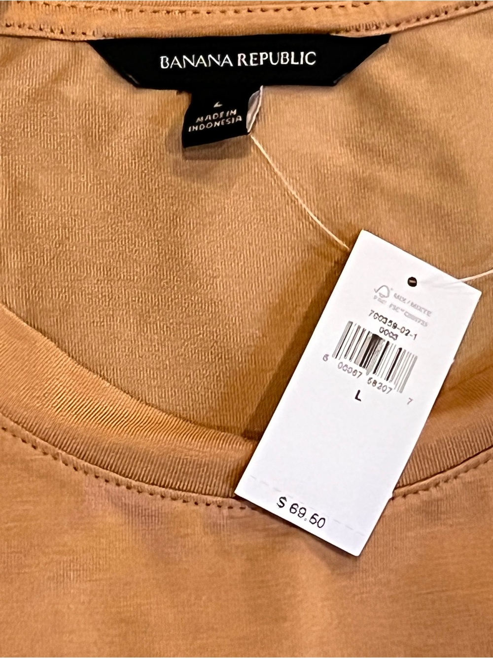 Banana Republic Sleeveless Midi Dress in Caramel Large - Picture 4 of 7